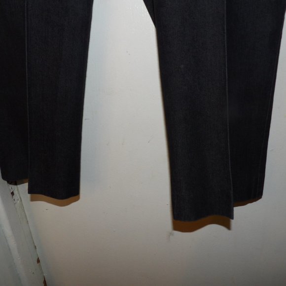 Larry Levine Black Wash Capri Stretch Jeans Sz 14 - Picture 3 of 6